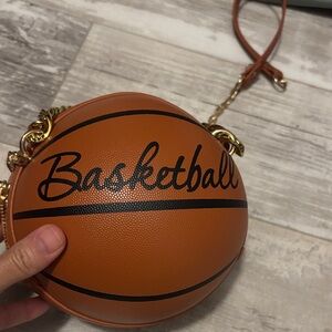 Basketball Shaped Crossbody Bag